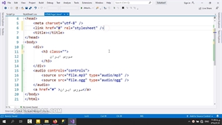 آموزش کدنویسی HTML و CSS در ویژوال استودیو