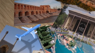 بلیط هواپیما کیش به اصفهان با میزبان بلیط