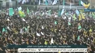 برگزاری سرود جهانی سلام فرمانده در ضاحیه بیروت در لبنان