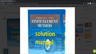 Introduction to the Finite Element Method Reddy 4th edition solution manual pdf