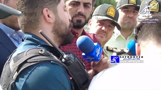 دستگیری سارقان موبایل قاپ با تعقیب و گریز و شلیک پلیس تهران بزرگ