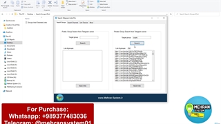 Telegram Search Group Pro Software