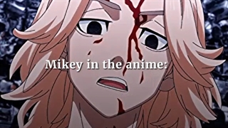 ↺Mikey in the manga x Mikey in the anime↻