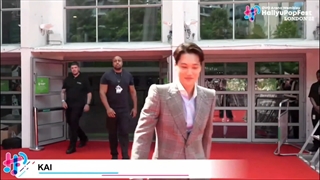 حضور کای در فرش قرمر Hallyu Pop Festival in London 2022