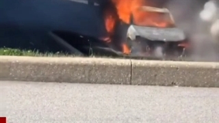 انفجار اتوموبیل و ترور ناکام ابوالفضل امیری خواننده رپ و بازیگر فیلم سینمایی روز صفر