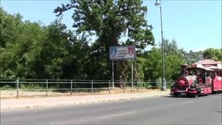 Maria Valeria Hid (Bridge) and Tour Bus マリア・バレリア橋と観光バス