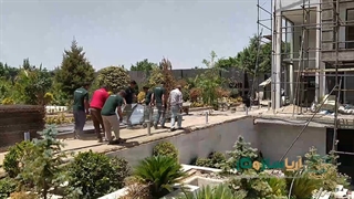 نصب شیشه های سوپرکلیر دولایه ده میل سکوریت با طلق 1.52