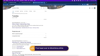 Bitcointora.online tutorial Step By Step