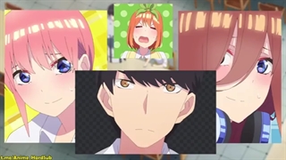 انیمه 5-toubun no Hanayome پنج قلو های با کلاس  فصل2قسمت10 با زیر نویس فارسی چسبیده