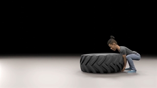 lift the tire