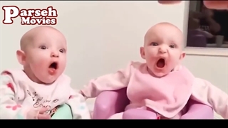 کلیپ خنده دار و باحال از بچه های بامزه