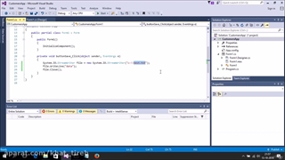 آموزش برنامه نویسی با زبان سی شارپ (C# Windows Form Application ) قسمت ششم