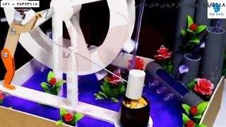 آموزش ساخت آبنما سنگی - ساخت آبنما - آبنما طرح چرخ آبی