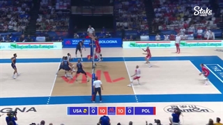 خلاصه بازی لهستان و آمریکا نیمه نهایی لیگ ملت‌های والیبال ۲۰۲۲