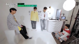 (کپشن) گروه اند تیم ( team& ) قسمت سوم اند ادیشن ژاپنی (the howling) با آهنگ (سونتین) (AUDITION Ep 3&)