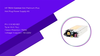 منبع تغذیه اچ پی HP 750W Common Slot Platinum Plus Hot Plug Power Supply Kit