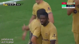 گل اول دمبله به یوونتوس ( 1-0 )