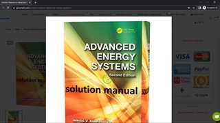 Solution Manual for Advanced Energy Systems – Nikolai Khartchenko , Vadym Kharchenko