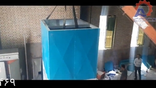 دستگاه کیسه پر کن پودری وزن بالا بهفر ماشین البرز-تحویل به مشتری شهر تهران