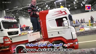 نمایشگاه بزرگ تریلی کنترلی و اسباب بازی کامیون آرسی