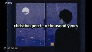 a thousand years - christina perri But it's slowed + reverb نایتکور