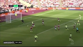 خلاصه بازی منچستر سیتی - وستهم(دبل هالند)