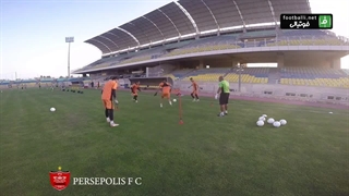 تمرینات دروازبانان پرسپولیس زیر نظر ننکا