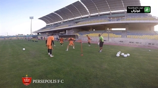 تمرینات دروازبانان پرسپولیس زیر نظر ننکا