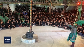 تعزیه‌خوانی عاشورا در روستای پیوه‌ژن