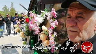 آیین نخل گردانی و حسن حسن گفتن در محرم روز عاشورا