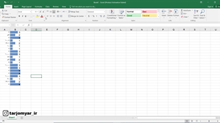 شناسایی و شمارش تمامی مقادیر تکراری یک سطر یا ستون در فایل اکسل