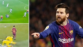 لحظات عجیبی که مسی خلق کرد : تصادف مدافعان حریف با یکدیگر !