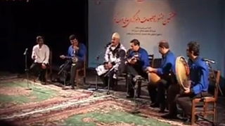 کنسرت عاشقانه لری مراد بداق احسان عبدی پور، میزنه طعنه وه آهو سیل چش مس تو با متن ترانه
