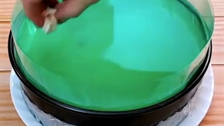 اموزش تزیین کیک ژله ای