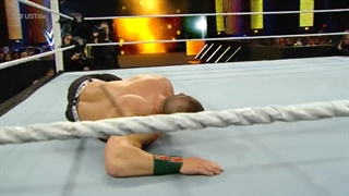 مسابقه جان سینا و ست رالینز در night of champions 2015 سر کمربند united states title