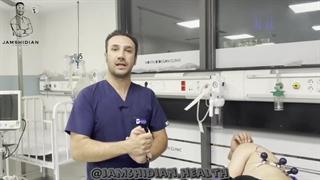 آموزش گرفتن نوار قلب (ECG) به روش پوستریور (از پشت)|جمشیدیان هلث