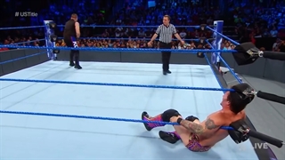 مسابقه کریس جریکو و کوین اونز در smackdown live 2017 ماه may 2 سر کمربند united states title