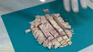 طرز تهیه سالاد ژامبون (مجله پاورقی)