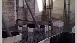 اجرای آرماتوربندی و قالب بندی فونداسیون پروژه خیابان پروین اصفهان