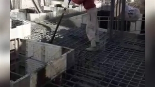 بتن ریزی فونداسیون پروژه خیابان پروین اصفهان