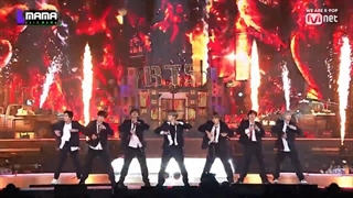 اجرا اهنگ های N.O و We Are Bulletproof pt2 از BTS , MAMA 2019
