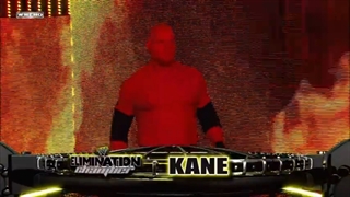 مسابقه kane مقابل درو مکینتایر در elimination chamber 2010 سر کمربند intercontinental title