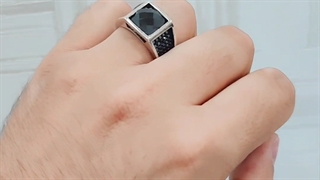 انگشتر نقره مردانه