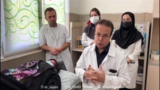 تزریق ماده غیراستاندارد توسط آرایشگر در صورت این بیمار