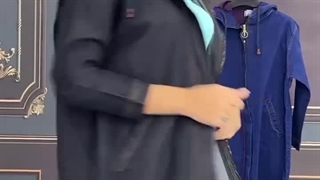 مانتو جین کلاهدار