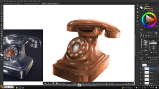 تلفن-آموزش نقاشی دیجیتال  با فتوشاپ - قسمت 16 از 28 - آرت تول