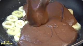 طرز تهیه کیک موز شکلات