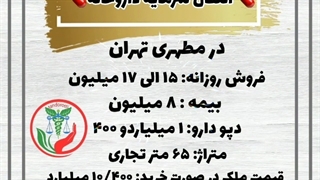 انتقال سرمایه داروخانه در مطهری تهران
