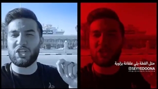 رجز خانی جوان ایرانی در فرودگاه حلب سوریه...