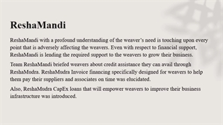 National Handloom Day Celebrations for Weavers in Banaras